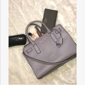 Michael Kors Satchel in Lilac Silver
